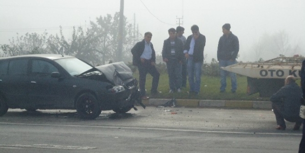 Tekirdağ’da 3 Araç Birbirine Girdi
