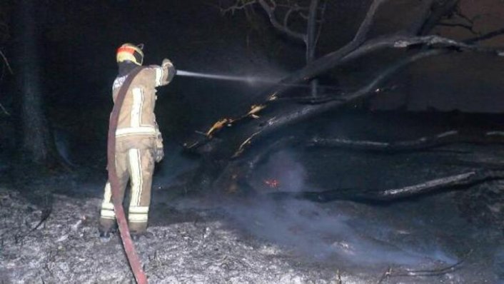 Bursa'da tarlalık alanda 12 saat arayla ikinci yangın