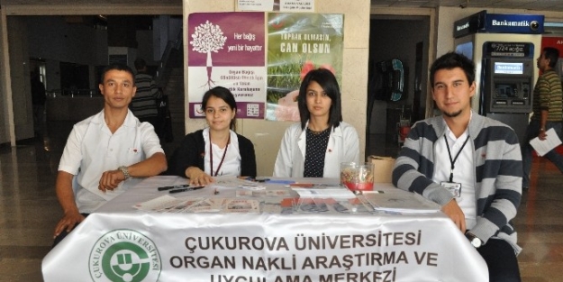 Balcalı Hastanesi’nde Organ Bağışı Standı
