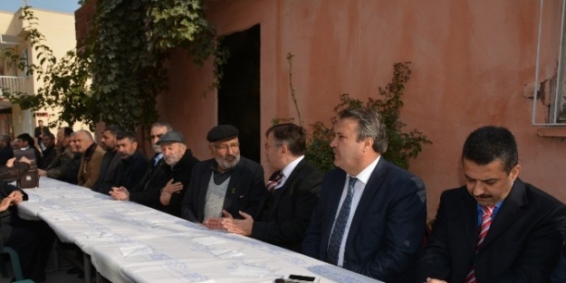 Başkan Çerçi Alevi Vatandaşların Sofrasına Konuk Oldu