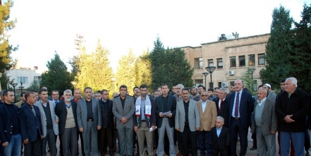 Midyat’ta İsrail’in Mescid-i Aksa Baskını Protesto Edildi