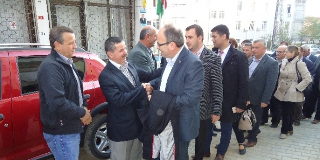 Ak Parti Tekirdağ İl Başkanı Ahmet Akçay’dan Malkara Ziraat Odası’na Ziyaret