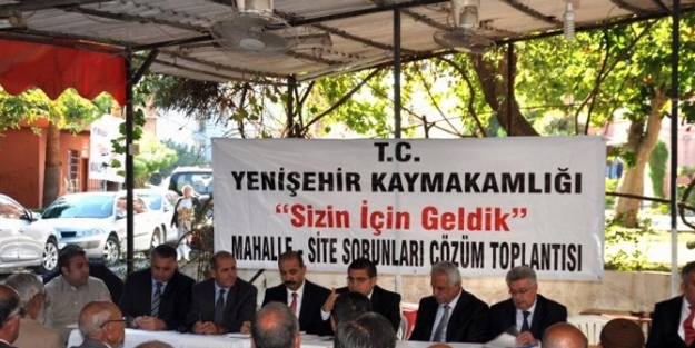 Kaymakam Özarslan, Akkent Mahalle Sakinleri İle Bir Araya Geldi