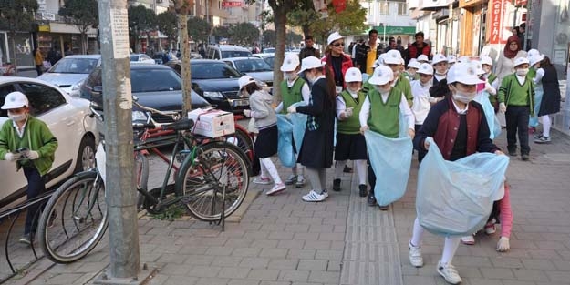 İnegöllü miniklerden çevre duyarlılığı