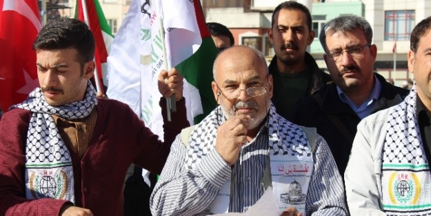 İsrail Mescid-i Aksa’ya Müdahalesi Protesto Edildi