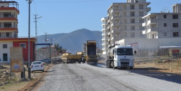 Anamur Çevre Yolu Asfaltlanıyor