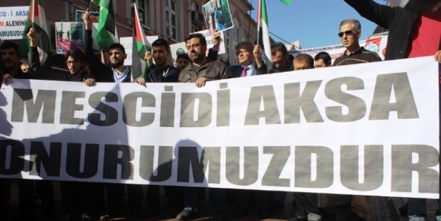 Bartın’da İsrail Protesto Edildi