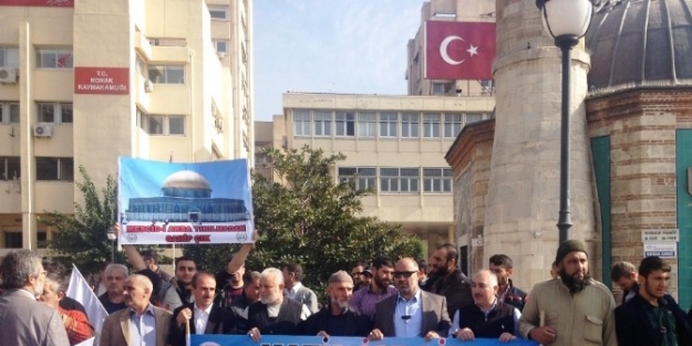 İzmir’den İsrail’e  Lanet Yağdı