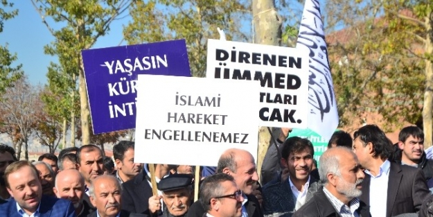 Başkent’te İsrail Protesto Edildi