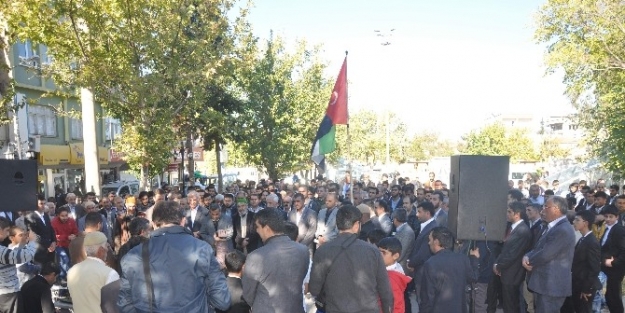 Kahta İlçesinde, Mescid-i Aksa Protestosu