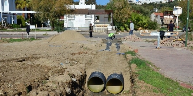 Bodrum Belediyesi Sel Ve Taşkınlara Karşı Önlemlerini Sürdürüyor