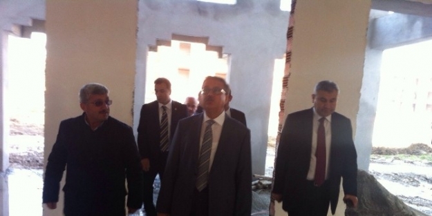 Vali Su Bu Kez Milli Eğitim Yatırımlarını İnceledi