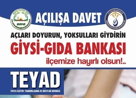 Tosya’da Giysi Ve Gıda Bankası Açılıyor