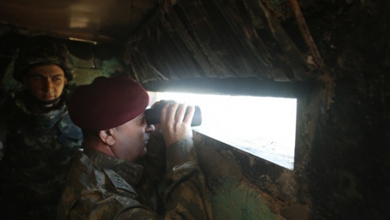 Aksakallı sınır hattında!