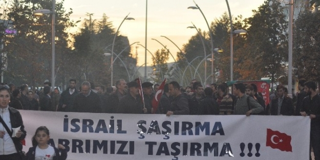 Bolu’da 150 Kişi Mescid-i Aksa İçin Yürüdü