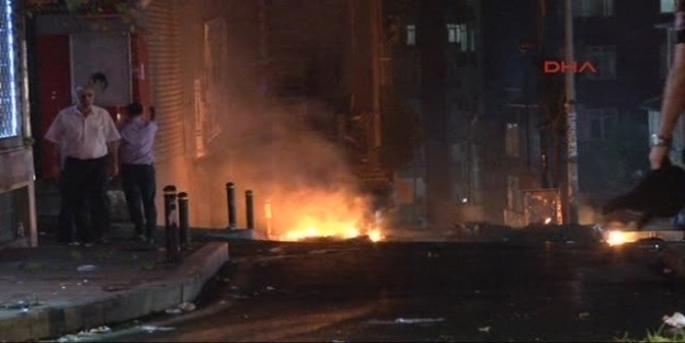 Diyarbakır'da polise molotoflu saldırı!