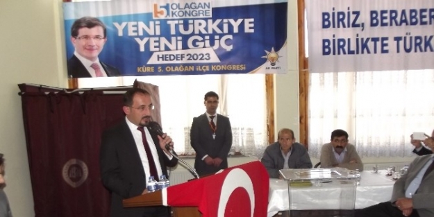 Küre Ak Parti İlçe Başkanı Coşkun Salcıoğlu  Güven Tazeledi