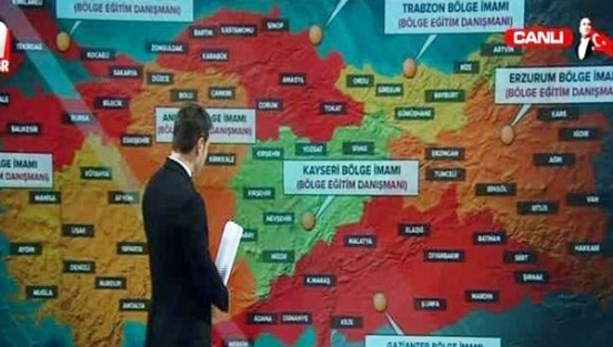 Gülen Cemaati Türkiye'yi 8 bölgeye ayırdı!