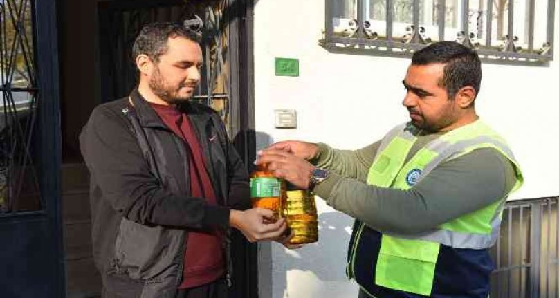 Bursa'da 1 litre atık yağ getirene 10 litre Uludağ suyu hediye