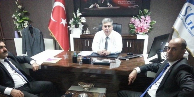 Başkan Yavuz Sgk İl Müdürü Ünlü’yü Ziyaret Etti
