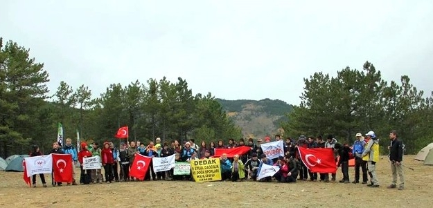 130 Dağcı Atatürk Anısına Muratdağı Zirvesine Tırmandı