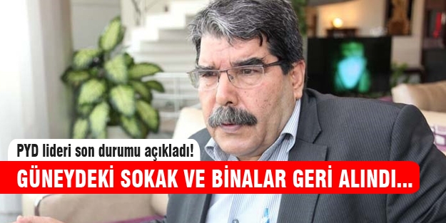 PYD lideri Kobani'deki son durumu açıkladı