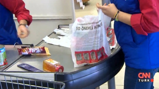 Kayıplara market poşetleri umut olacak!