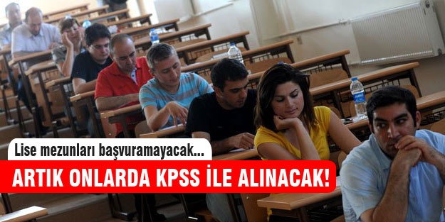 Polis memurluğu içinde KPSS ve üniversite mezunu şartı aranacak