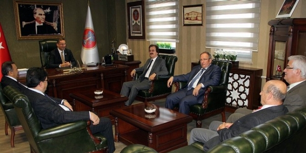 Cü Rektörü Kocacık’tan, Baro Başkanı Eliş’e Ziyaret