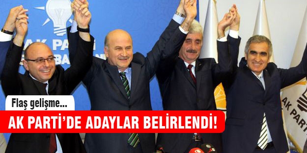Bursa AK Parti'de adaylar belirlendi