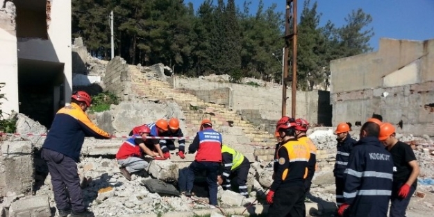 Kahramanmaraş’ta Deprem Tatbikatı