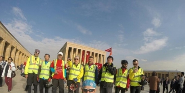 Çaycuma Bisiklet Topluluğu Ankara’ya Pedal Çevirdi