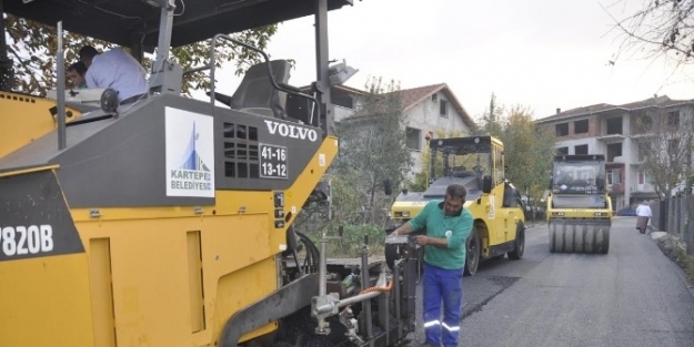 Maşukiye Yolları Asfaltlanıyor