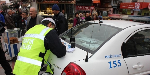Trafik Denetleme Ekiplerinden, Saraçlar Caddesi’nde Motorsiklet Avı