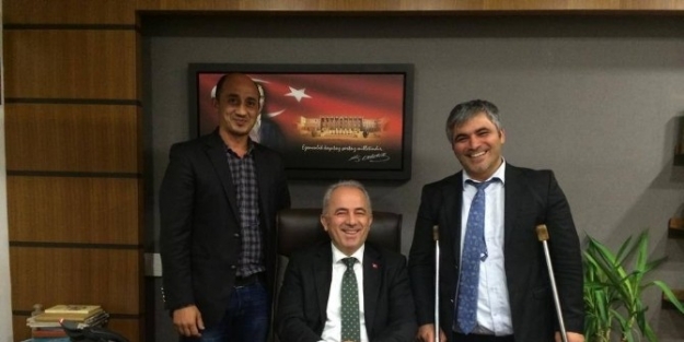 Yosk Başkanı Erkoç, Davutoğlu Ve Coşkun’la Görüştü
