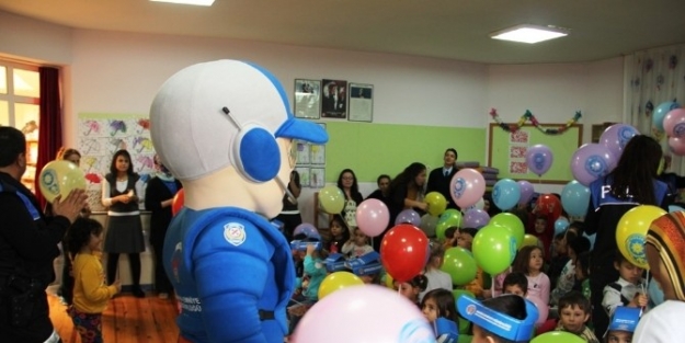 “alo Kanka Polis” Sarıgöl’de Öğrencilerin İlgisini Çekti.