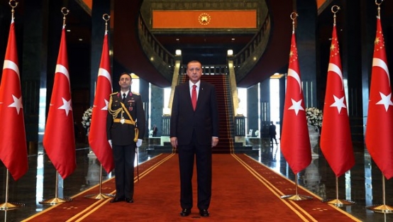 Cumhurbaşkanlığı Sarayı'nda tarihi kabul