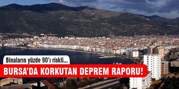 Bursa'da deprem uyarısı