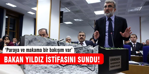 Taner Yıldız istifasını sundu!